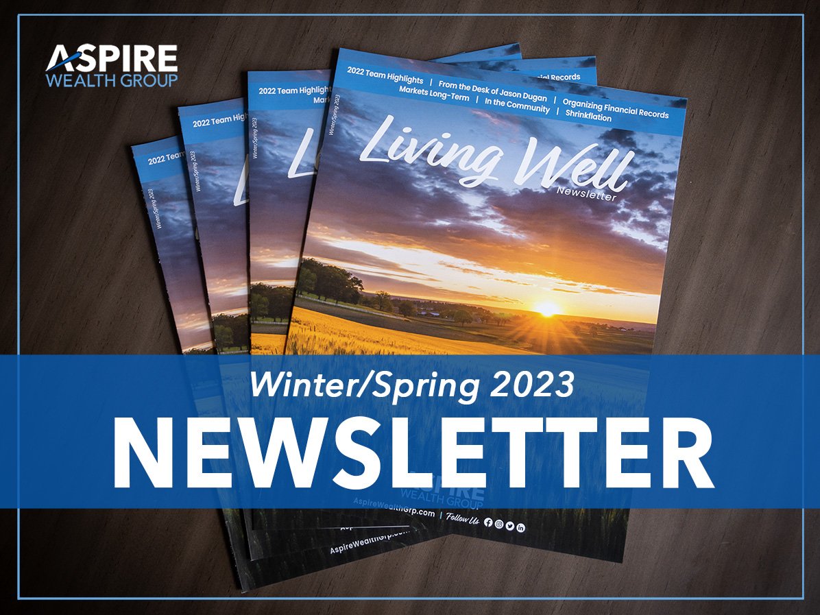 Winter/Spring 2023 Living Well Newsletter.