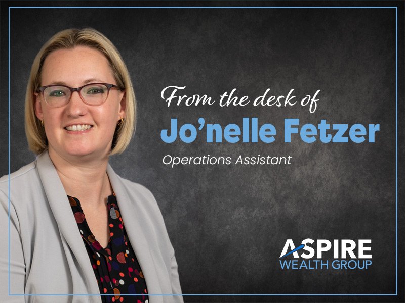 From the Desk of Jo'nelle Fetzer.