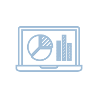 Capital market commentary icon.