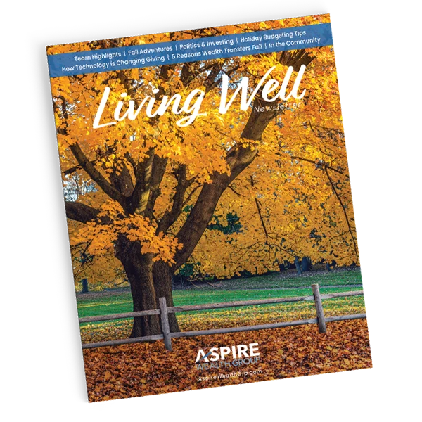 Fall/Winter 2024 Living Well Newsletter cover.