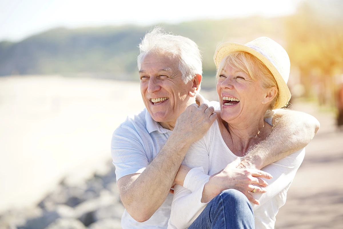 Happy Retired Couple in Pennsylvania.