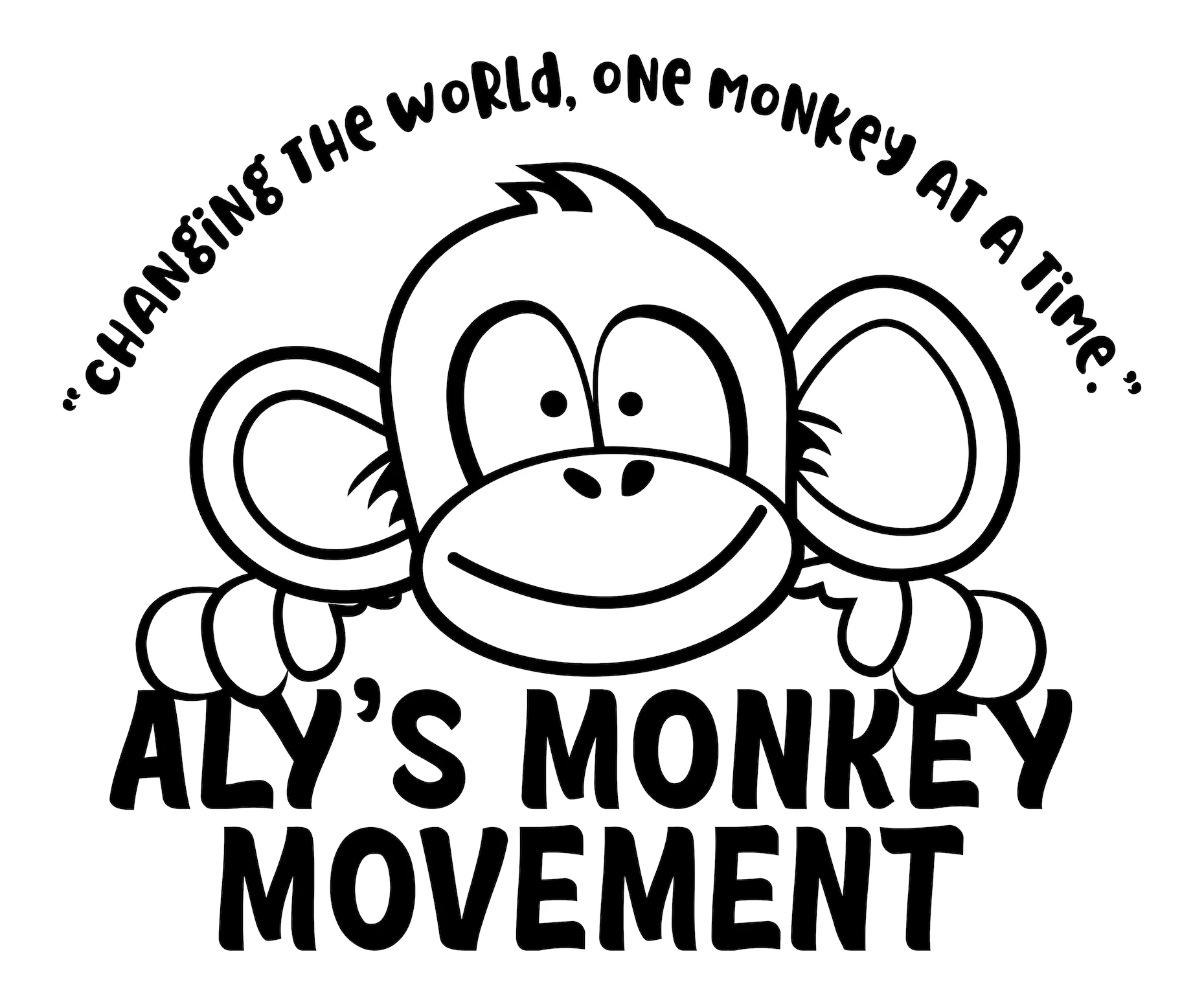 Aly's Monkey Movement logo.
