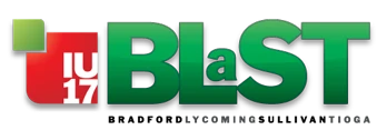 IU17 BLaST logo.