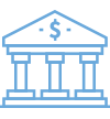 Banking and lending icon.