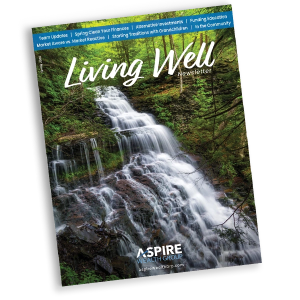 Spring 2026 Living Well Newsletter cover.