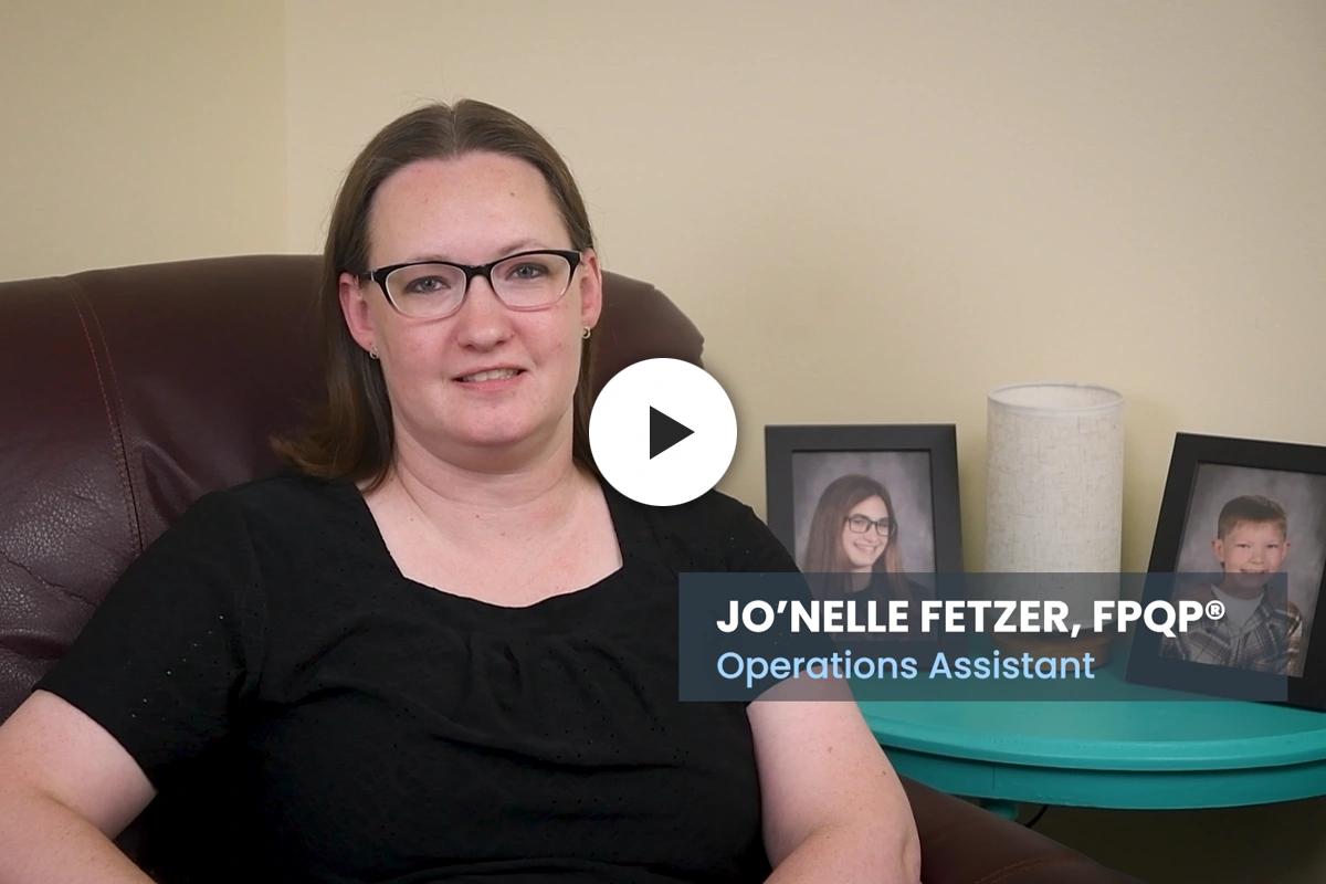 Jo'nelle Fetzer Aspire Team Story video thumbnail.